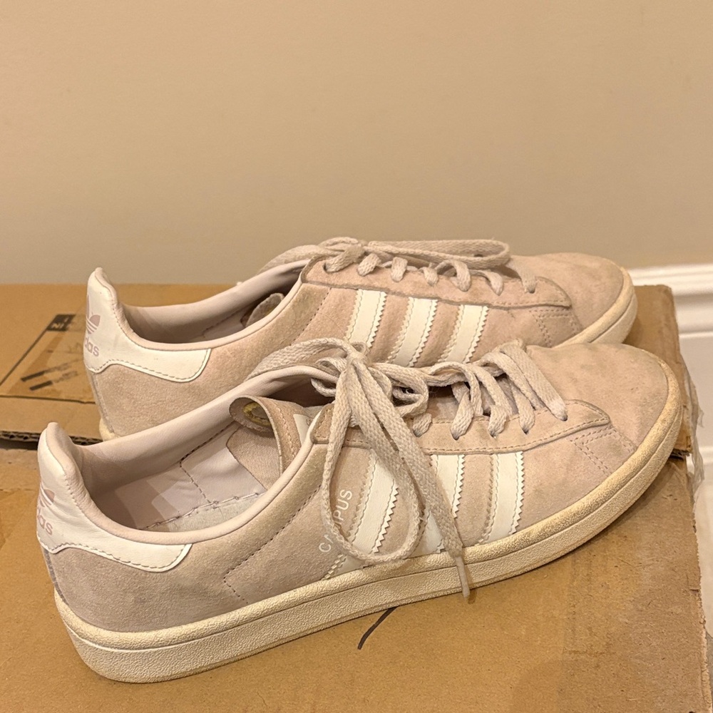 Adidas Cream Suede Men's Sneakers